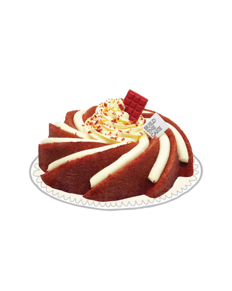 Red Velvet  Volcano Cake