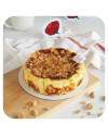 Strawberry Crumble Basque Cheese Cake