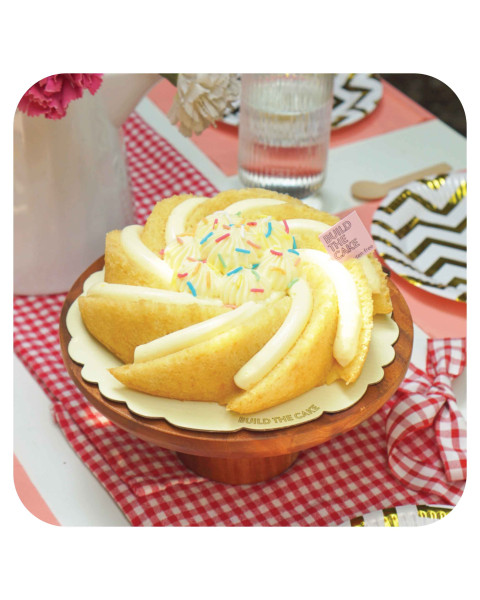 Gluten-free Vanilla Volcano Cake