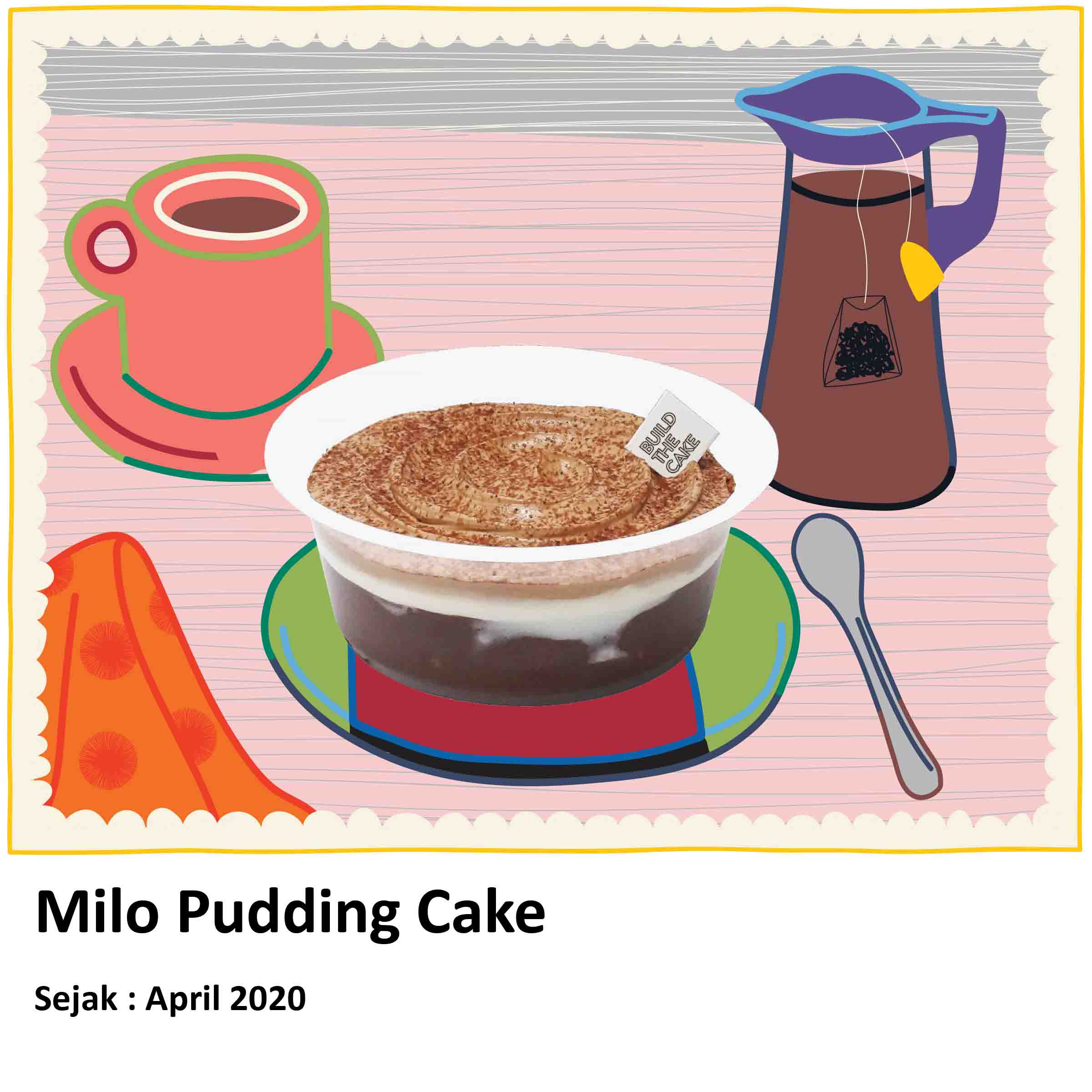 Milo Pudding Cake
