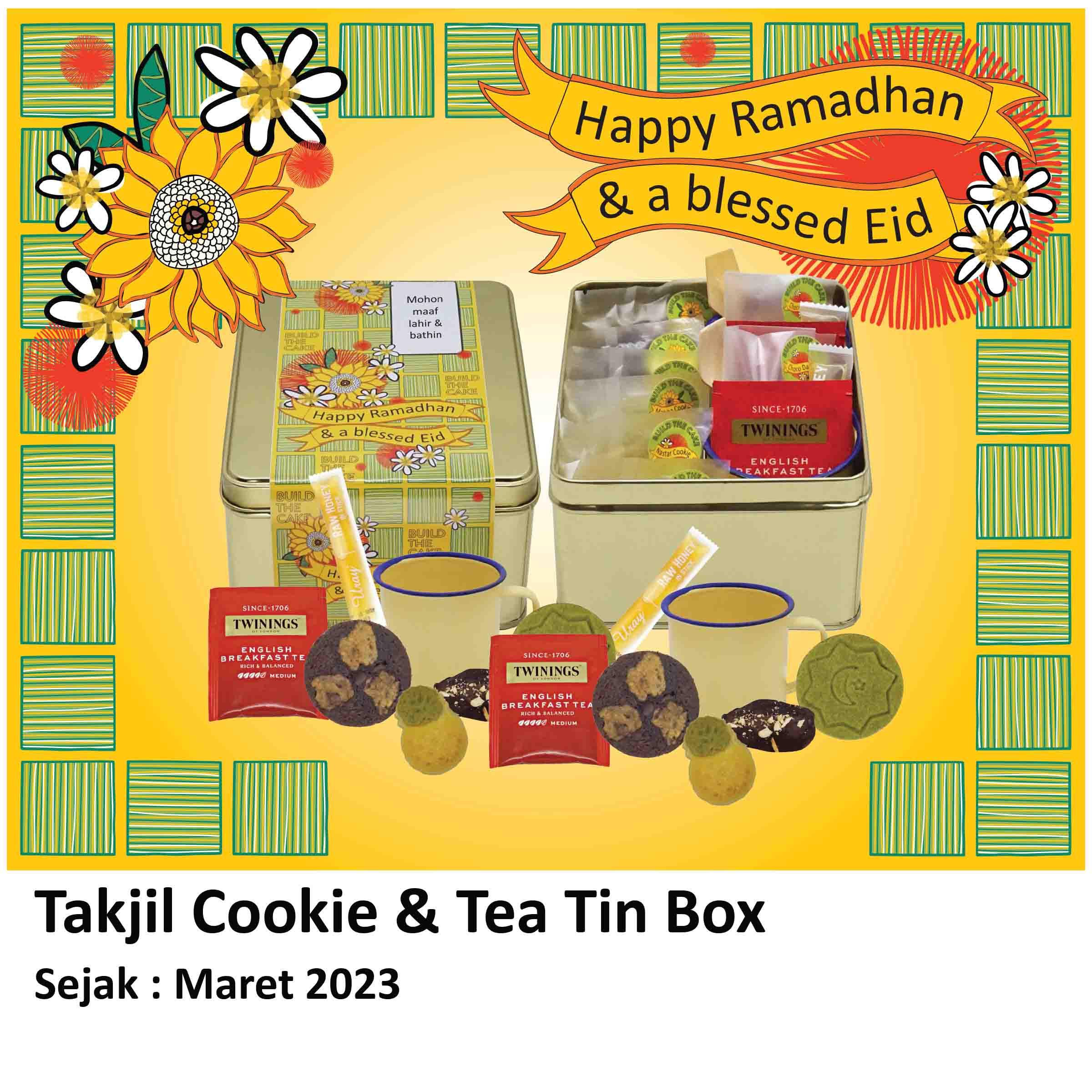 Takjil Cookie & Tea Tin Box
