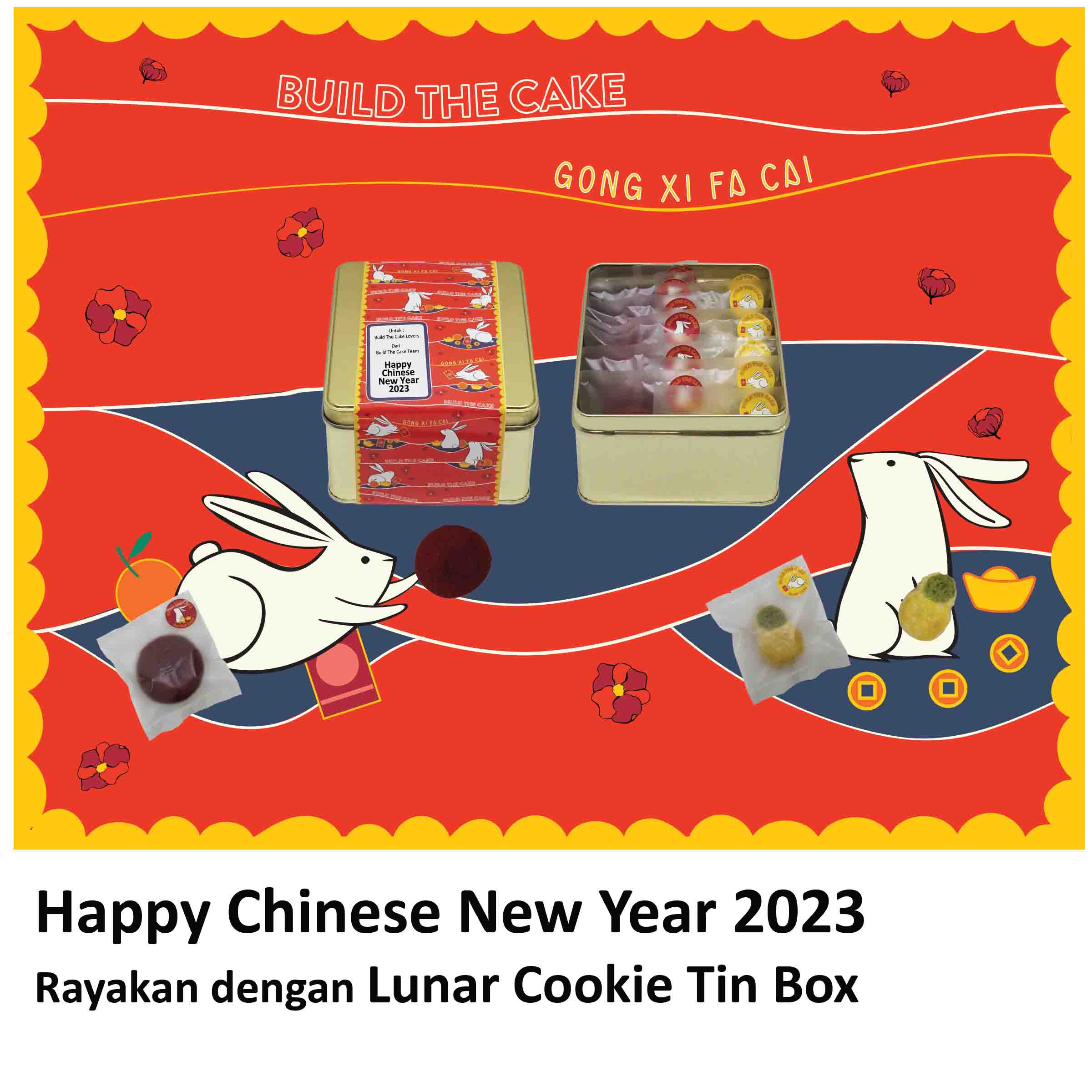 Lunar Cookies Tin Box