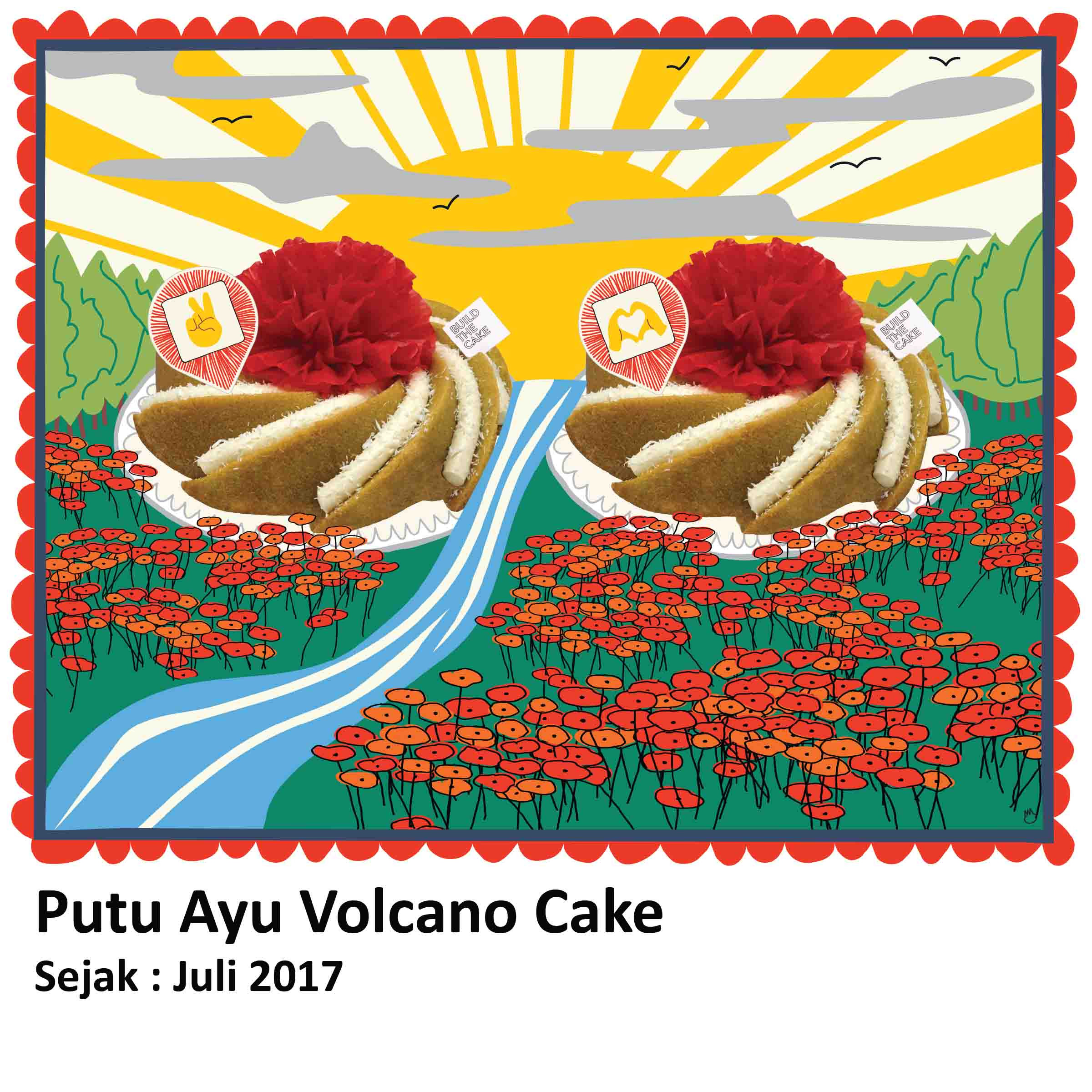 Putu Ayu Volcano Cake