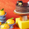 Pilihan Kue Terbaik untuk Rayakan Imlek : Layers of Prosperity Cake & Mini Mandarin Chocolate Soft Cake Box 
